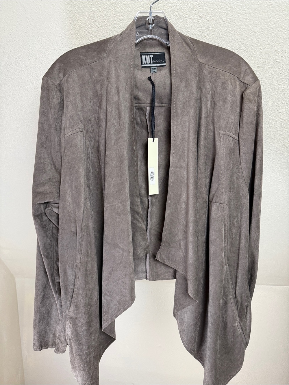 NWT KUT FROM THE KLOTH Faux Suede Jacket 2X